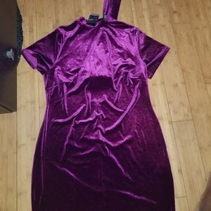 NWTForever 21 + After Dark Velvet Bodycon Mini 3X